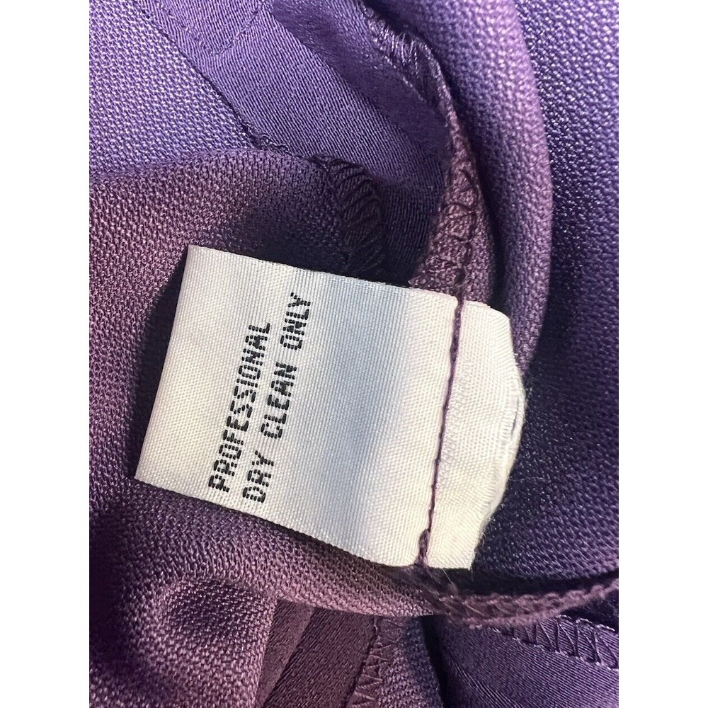 Vintage Donna Vinci Couture Women's Size 18 Purple Sleeveless Blouse Top NWT - Picture 8 of 9